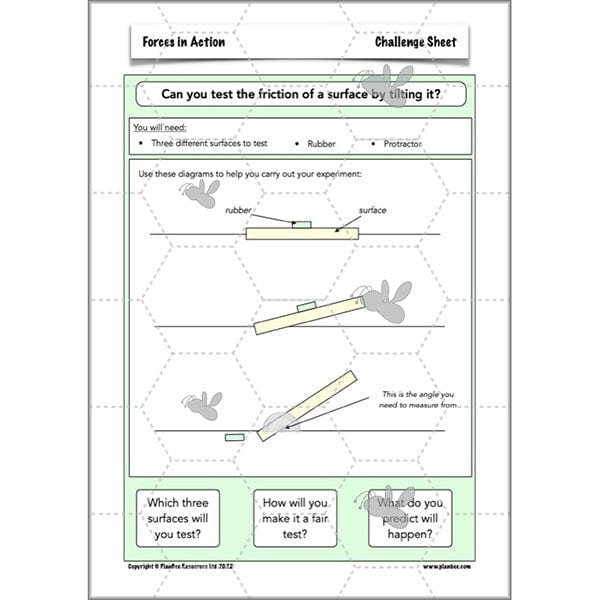PlanBee Forces in Action: Science Forces Year 5 PlanBee lesson pack