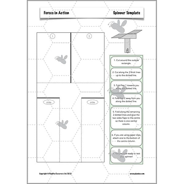 PlanBee Forces in Action: Science Forces Year 5 PlanBee lesson pack