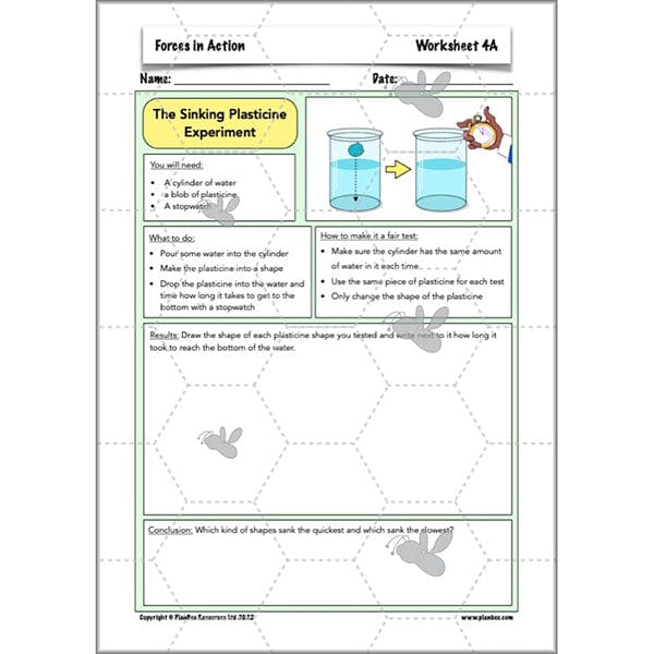 PlanBee Forces in Action: Science Forces Year 5 PlanBee lesson pack