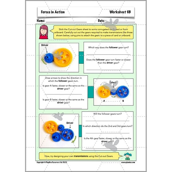 PlanBee Forces in Action: Science Forces Year 5 PlanBee lesson pack