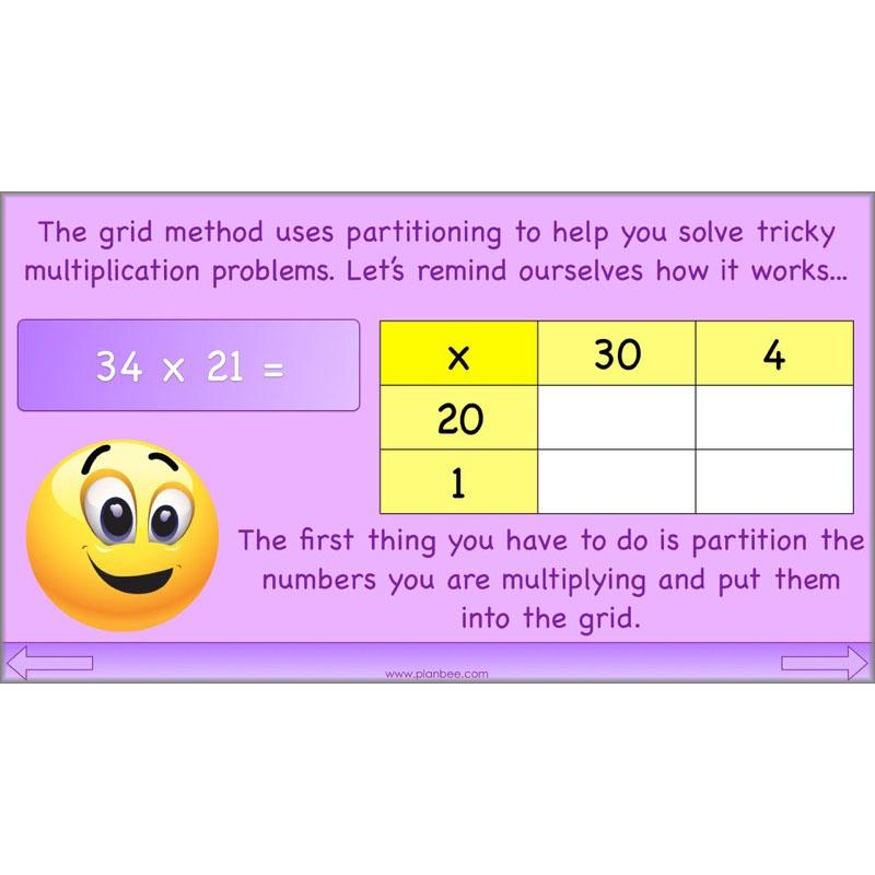 PlanBee Formal Multiplication - Multiplication & Division Year 5 Maths