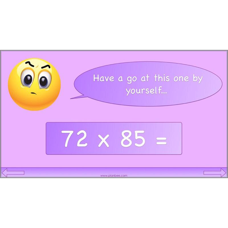 PlanBee Formal Multiplication - Multiplication & Division Year 5 Maths