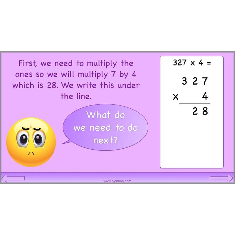PlanBee Formal Multiplication - Multiplication & Division Year 5 Maths