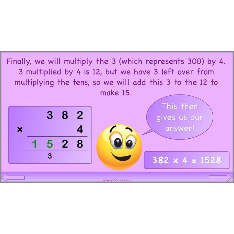 PlanBee Formal Multiplication - Multiplication & Division Year 5 Maths