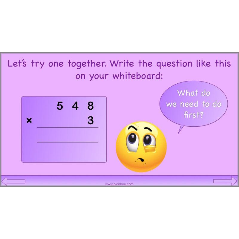 PlanBee Formal Multiplication - Multiplication & Division Year 5 Maths