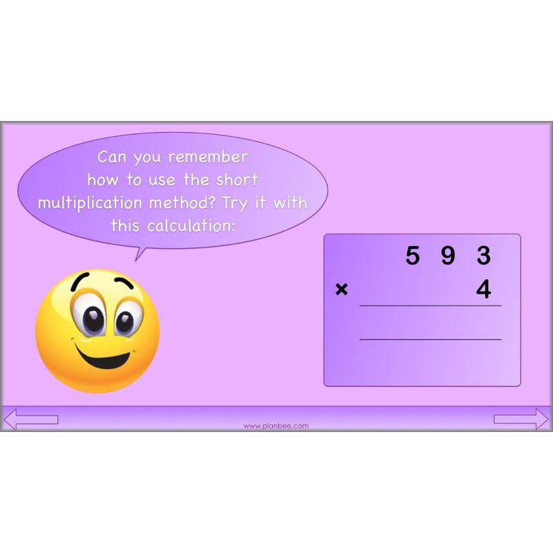 PlanBee Formal Multiplication - Multiplication & Division Year 5 Maths