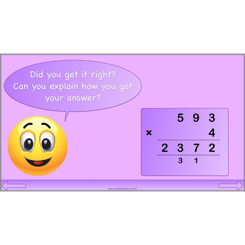 PlanBee Formal Multiplication - Multiplication & Division Year 5 Maths