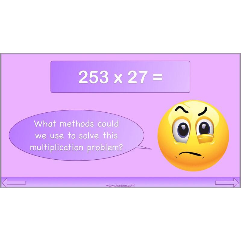 PlanBee Formal Multiplication - Multiplication & Division Year 5 Maths