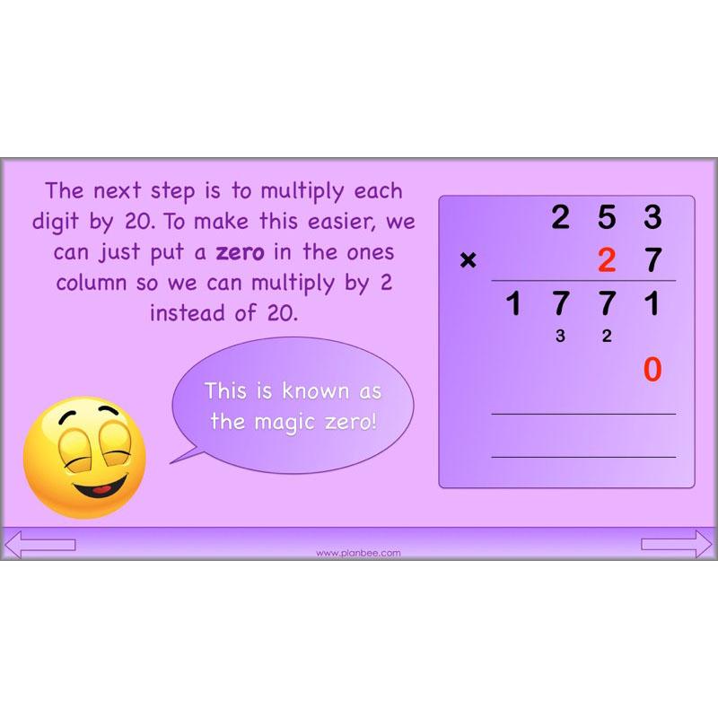 PlanBee Formal Multiplication - Multiplication & Division Year 5 Maths
