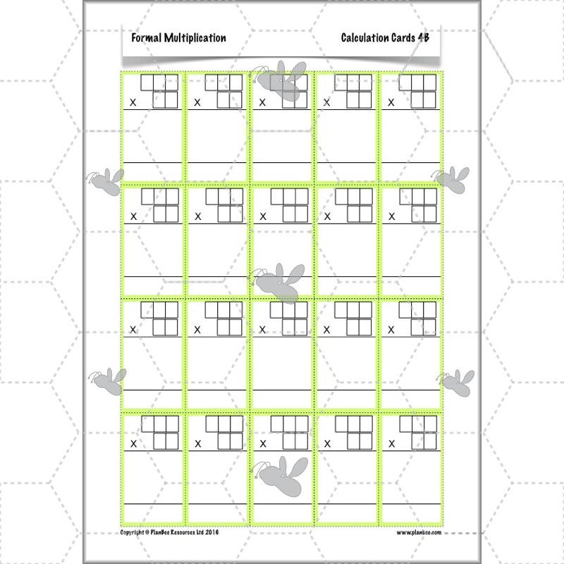 PlanBee Formal Multiplication - Multiplication & Division Year 5 Maths