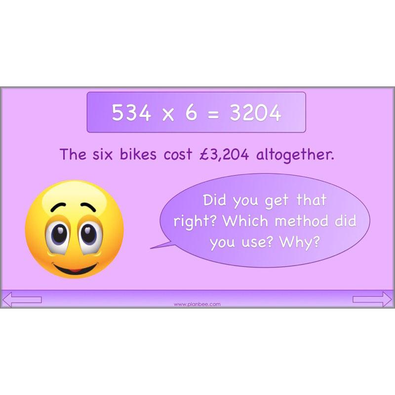 PlanBee Formal Multiplication - Multiplication & Division Year 5 Maths