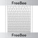 PlanBee FREE Fraction Wall up to 20 by PlanBee