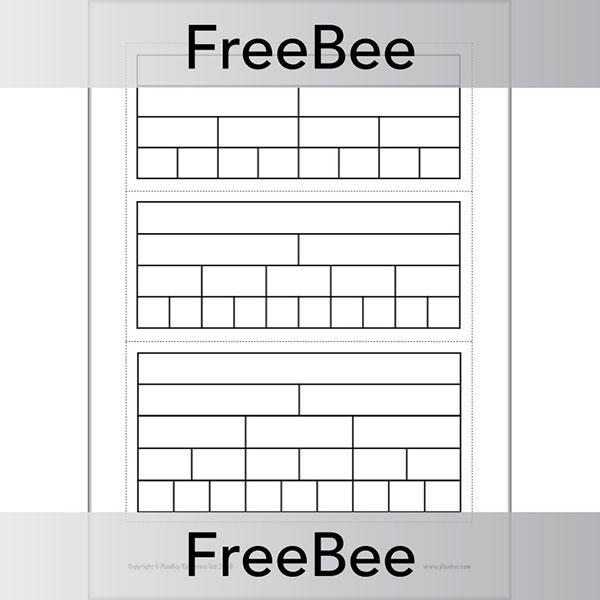 PlanBee Fraction Walls KS2 | Free, Printable PDFs
