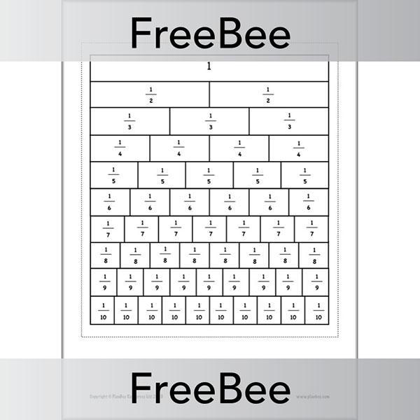 PlanBee Fraction Walls KS2 | Free, Printable PDFs