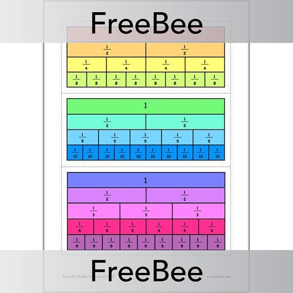 PlanBee Fraction Walls KS2 | Free, Printable PDFs