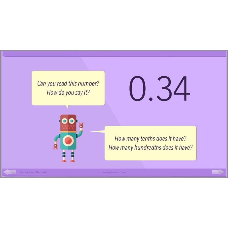 PlanBee Fractions and Decimals: Primary Year 4 Maths Lesson Plans | KS2