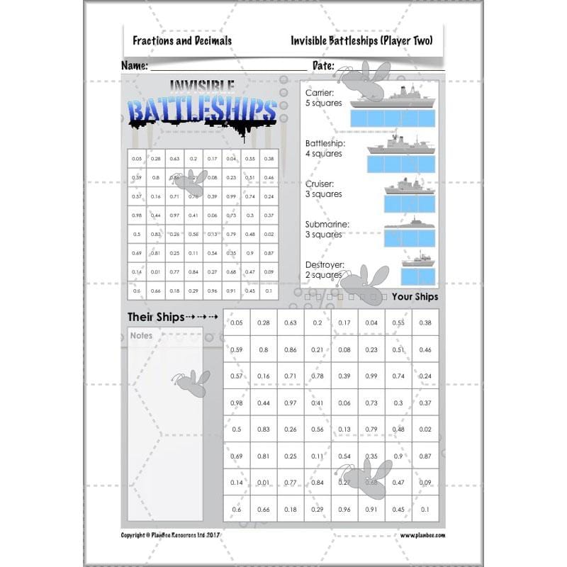 PlanBee Fractions and Decimals: Primary Year 4 Maths Lesson Plans | KS2