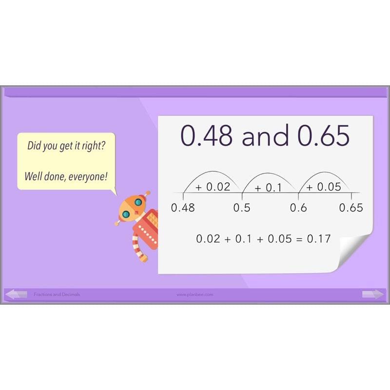 PlanBee Fractions and Decimals: Primary Year 4 Maths Lesson Plans | KS2