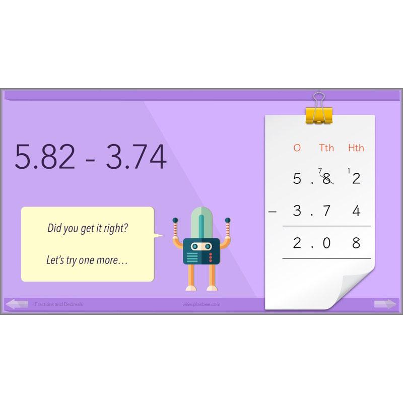 PlanBee Fractions and Decimals: Primary Year 4 Maths Lesson Plans | KS2
