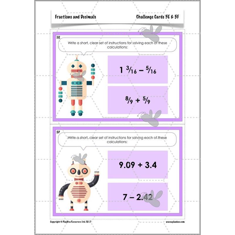 PlanBee Fractions and Decimals: Primary Year 4 Maths Lesson Plans | KS2