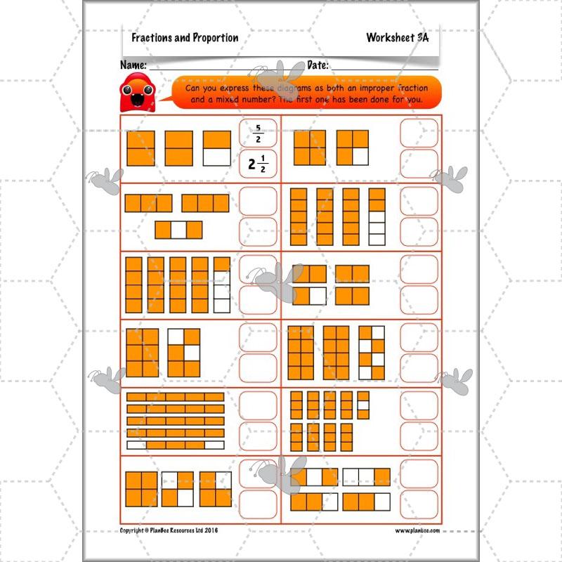 PlanBee Fractions & Proportion - Maths Planning and Resources for Year 5