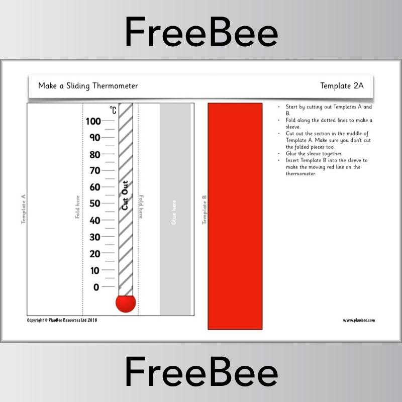 PlanBee Sliding Thermometers
