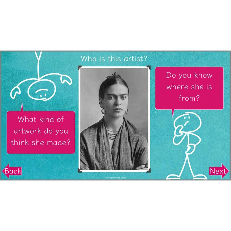 PlanBee KS2 Frida Kahlo for Kids Art Lesson Pack by PlanBee