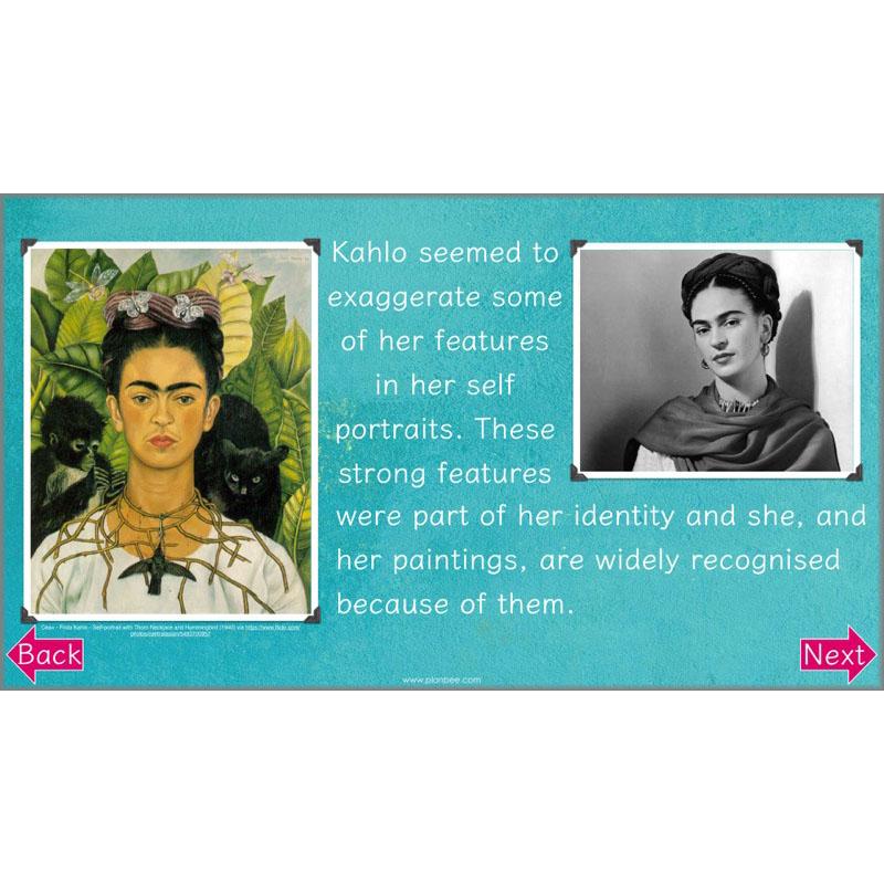 PlanBee KS2 Frida Kahlo for Kids Art Lesson Pack by PlanBee