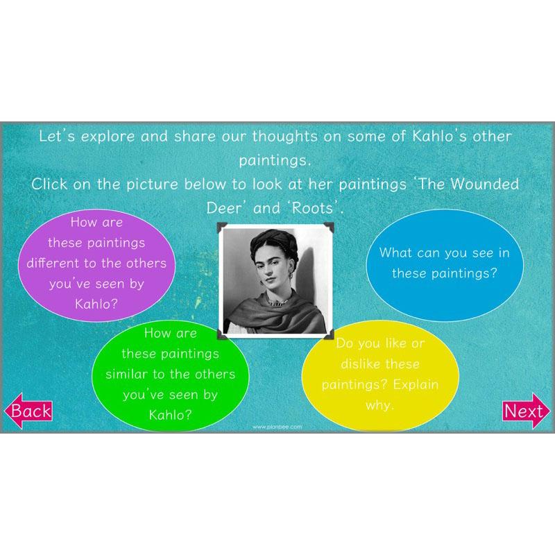 PlanBee KS2 Frida Kahlo for Kids Art Lesson Pack by PlanBee