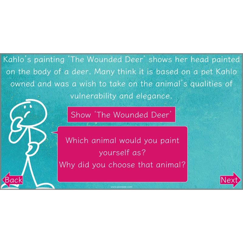 PlanBee KS2 Frida Kahlo for Kids Art Lesson Pack by PlanBee