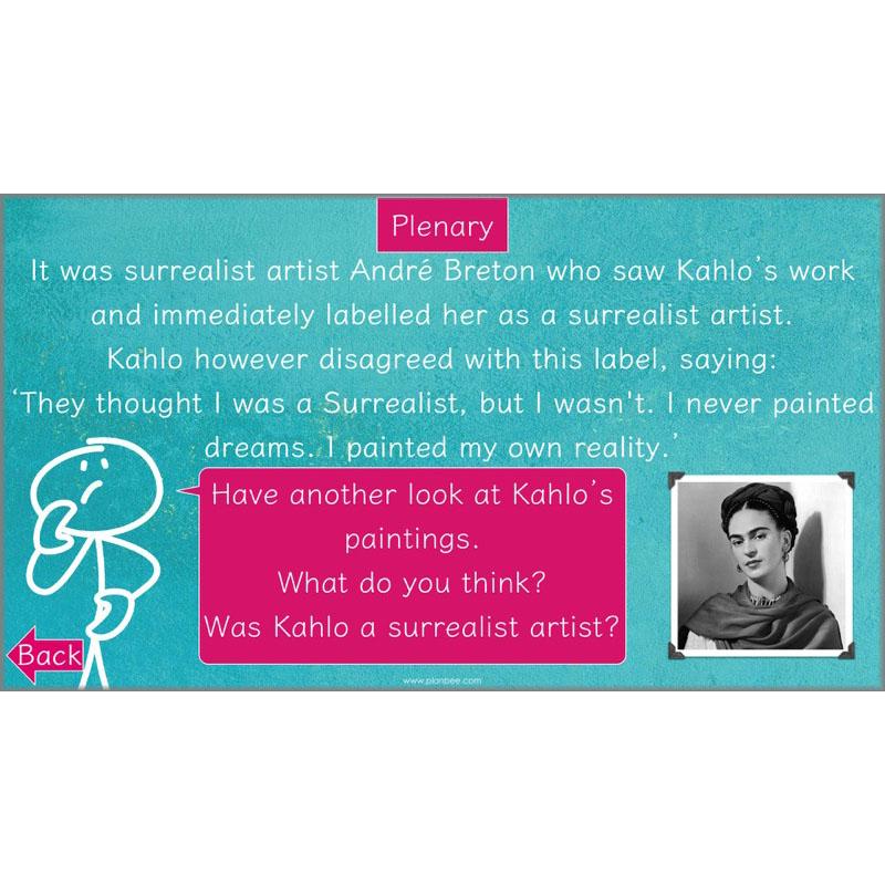 PlanBee KS2 Frida Kahlo for Kids Art Lesson Pack by PlanBee