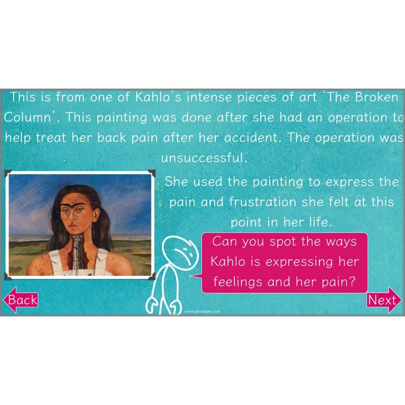 PlanBee KS2 Frida Kahlo for Kids Art Lesson Pack by PlanBee