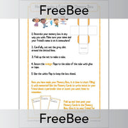 FREE Memory Friendship Box Template by PlanBee