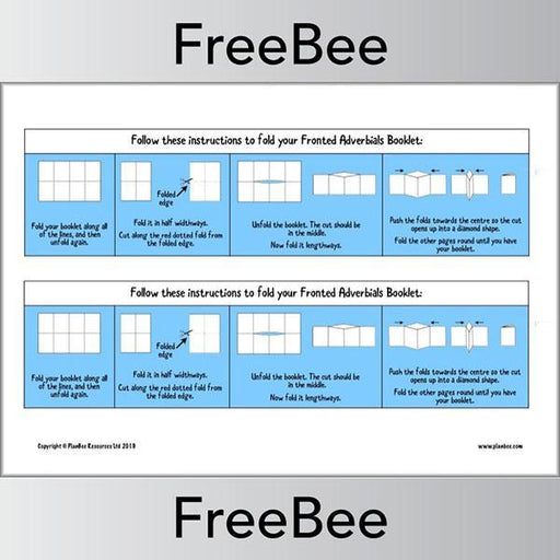 PlanBee FREE Fronted Adverbials KS2 Booklet by PlanBee
