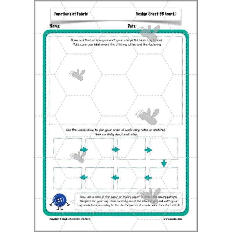 PlanBee Functions of Fabric | KS2 Textiles Project | PlanBee DT