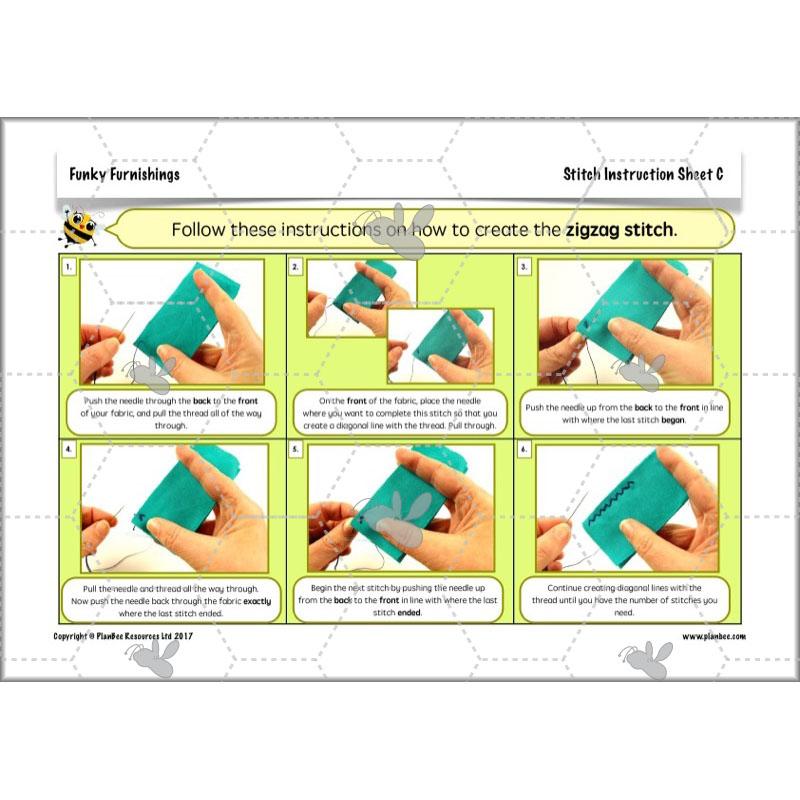 PlanBee Funky Furnishings KS2: DT Lesson Plans for Year 5 & 6