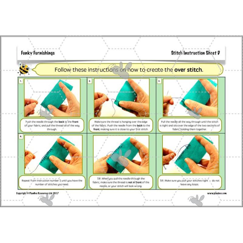 PlanBee Funky Furnishings KS2: DT Lesson Plans for Year 5 & 6