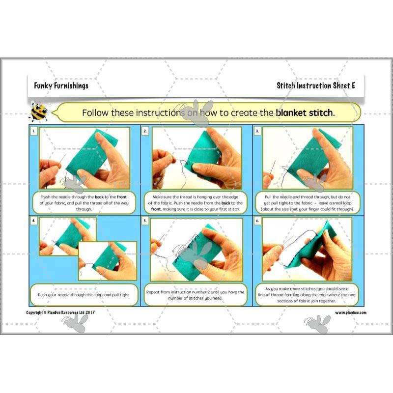 PlanBee Funky Furnishings KS2: DT Lesson Plans for Year 5 & 6