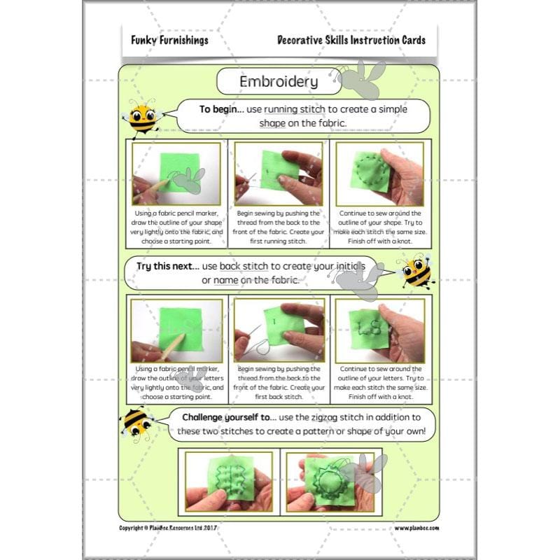 PlanBee Funky Furnishings KS2: DT Lesson Plans for Year 5 & 6