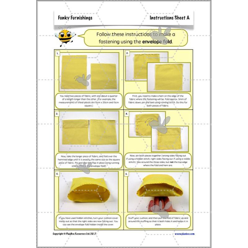 PlanBee Funky Furnishings KS2: DT Lesson Plans for Year 5 & 6