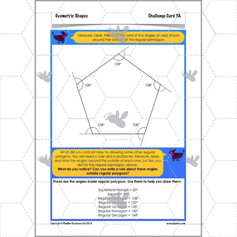 PlanBee Geometric Shapes Year 6 Maths Lessons by PlanBee