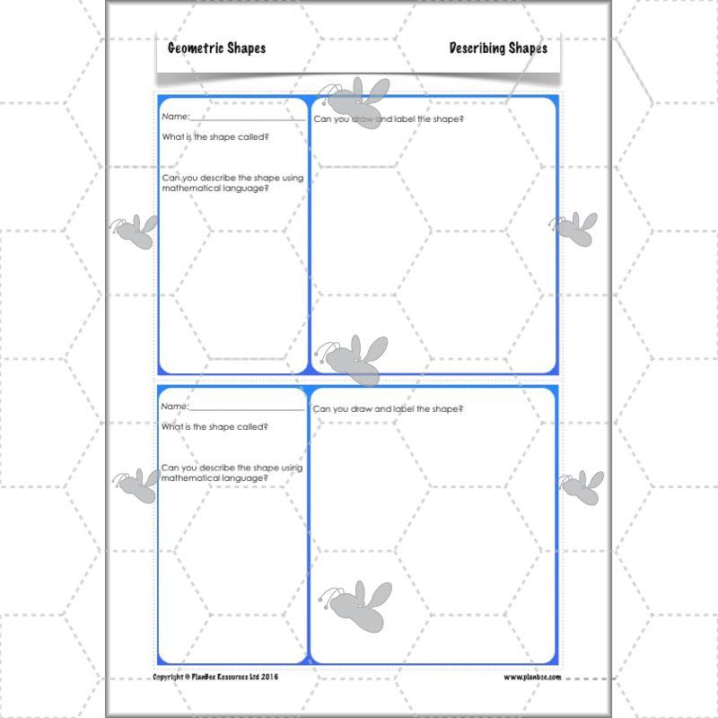 PlanBee Geometric Shapes Year 6 Maths Lessons by PlanBee