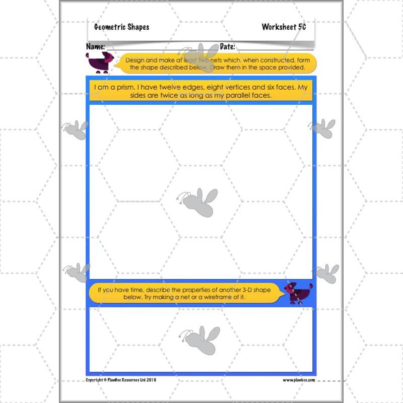 PlanBee Geometric Shapes Year 6 Maths Lessons by PlanBee