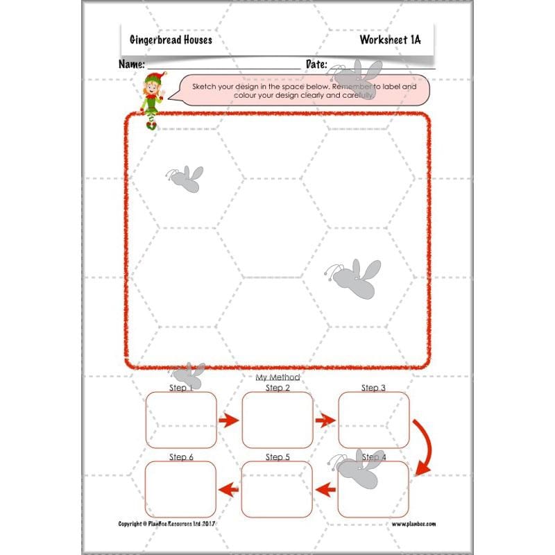 PlanBee Gingerbread Houses KS2 Christmas Cooking with Kids