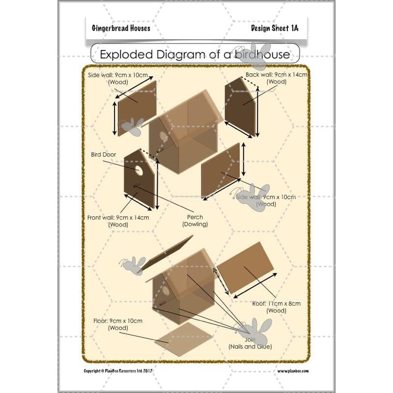 PlanBee Gingerbread Houses KS2 Christmas Cooking with Kids