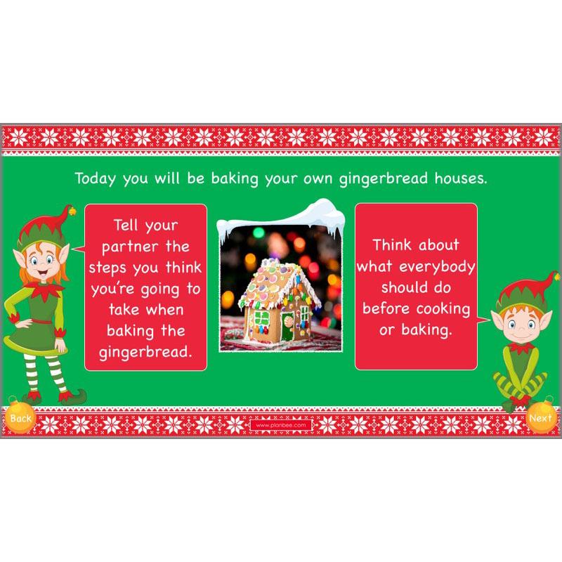 PlanBee Gingerbread Houses KS2 Christmas Cooking with Kids