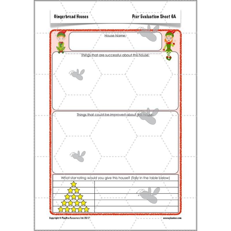 PlanBee Gingerbread Houses KS2 Christmas Cooking with Kids