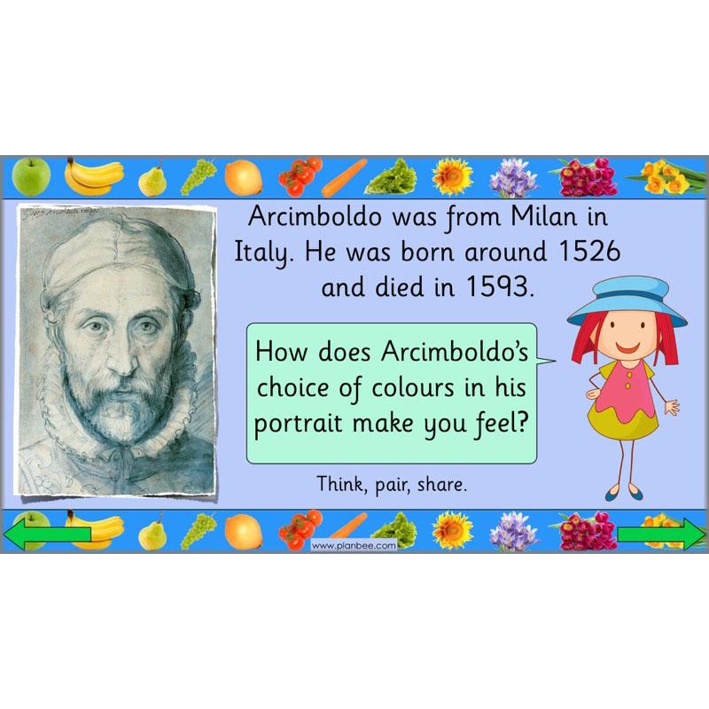 PlanBee Giuseppe Arcimboldo KS1 Art Lessons by PlanBee