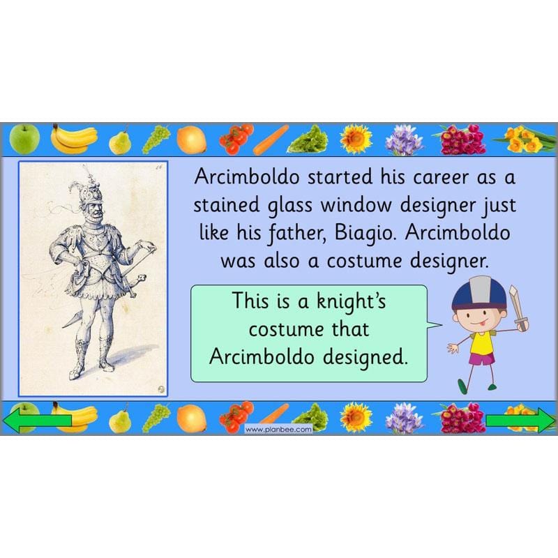 PlanBee Giuseppe Arcimboldo KS1 Art Lessons by PlanBee