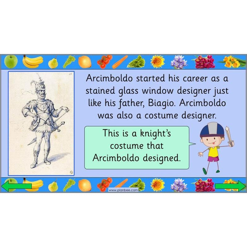 Giuseppe Arcimboldo KS1 Art Lessons for kids by PlanBee
